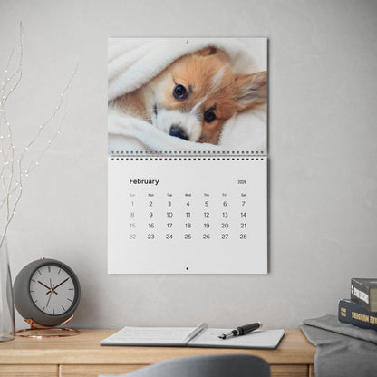 2026 Cute Puppy Wall Calendar (15% Donated to an Animal Charity)