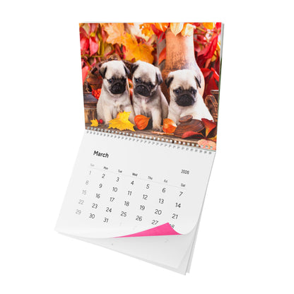 2026 Cute Puppy Wall Calendar (15% Donated to an Animal Charity)