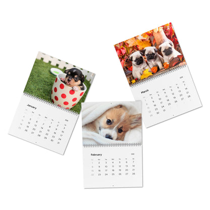 2026 Cute Puppy Wall Calendar (15% Donated to an Animal Charity)
