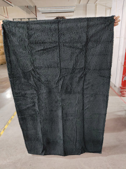 Flannel Cotton Wool Sherpa Thick Pet Blanket Dog Kennel