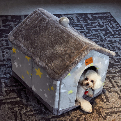 Foldable Dog House Pet Bed