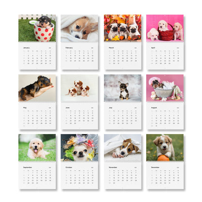 2026 Cute Puppy Wall Calendar (15% Donated to an Animal Charity)