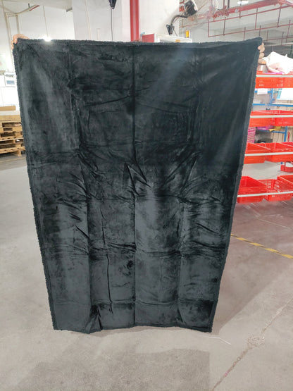 Flannel Cotton Wool Sherpa Thick Pet Blanket Dog Kennel